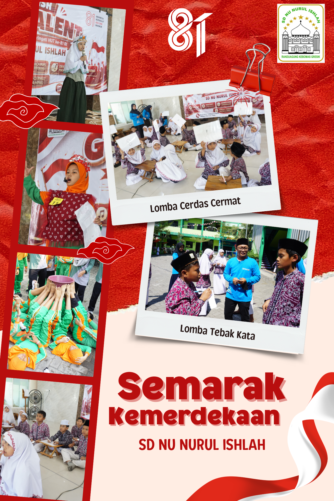 Anak-anak bermain basket